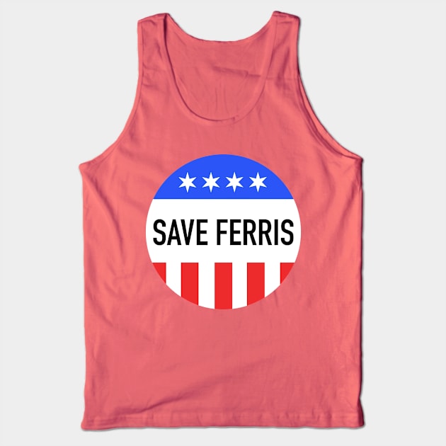 Save Ferris Tank Top by My Geeky Tees - T-Shirt Designs